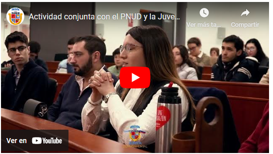 Actividad conjunta con el PNUD y la Juventud Interpartidaria.